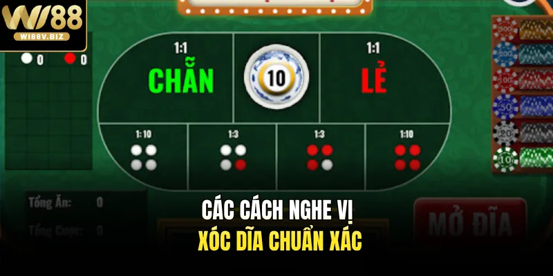 Các cách nghe vị xóc dĩa chuẩn xác