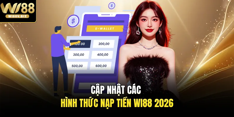 Cập nhật các hình thức nạp tiền Wi88 2026