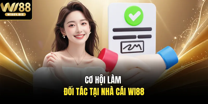 Cơ hội làm đối tác tại nhà cái Wi88 