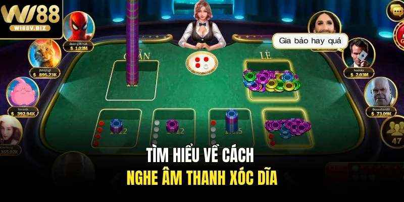 Tìm hiểu về cách nghe âm thanh xóc dĩa